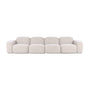 Muse 4 Seat Sofa - Byron Oyster