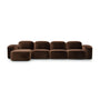 Muse 4 Seat LAF Modular Chaise Sofa - Avalon Piccolo