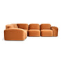 Muse 4 Piece Modular Sofa - Malibu Caramel