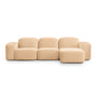 Muse 3 Seat RAF Modular Chaise Sofa - Malibu Dune