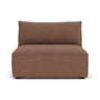 Daphne Boucle 1 Seater Modular Piece (Armless) - Rust
