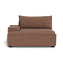 Daphne Boucle 1 Seater Left Arm Modular Sofa - Rust