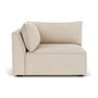 Daphne Boucle 1 Seater Left Corner Modular Sofa - Sand Dune