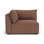 Daphne Boucle 1 Seater Left Corner Modular Sofa - Rust