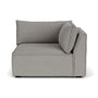 Daphne Boucle 1 Seater Right Corner Modular Sofa - Warm Grey