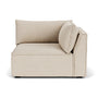 Daphne Boucle 1 Seater Right Corner Modular Sofa - Sand Dune