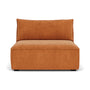 Daphne Fabric 1 Seater Modular Piece (Armless) - Amber