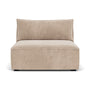 Daphne Fabric 1 Seater Modular Piece (Armless) - Danny Cream