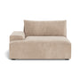 Daphne Fabric 1 Seater Left Arm Modular Sofa - Danny Cream