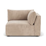 Daphne Fabric 1 Seater Right Corner Modular Sofa - Danny Cream
