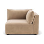 Daphne Velvet 1 Seater Right Corner Modular Sofa - Sapphire