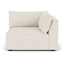 Daphne Velvet 1 Seater Right Corner Modular Sofa - Velvet Dune Cord
