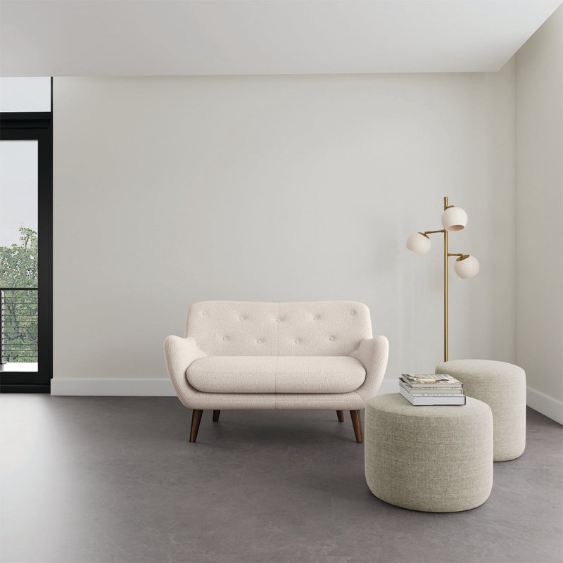 Maya Cream Boucle / Walnut Natural