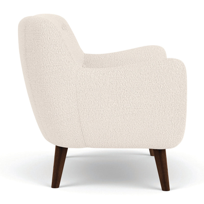 Maya Cream Boucle / Walnut Natural