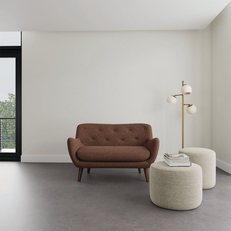 Pebble Rust Boucle / Walnut Natural