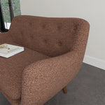 Pebble Rust Boucle / Walnut Natural