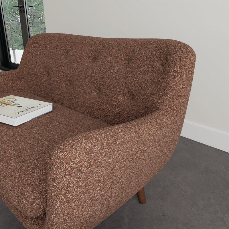 Pebble Rust Boucle / Walnut Natural