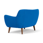 Mark Cobalt Blue Weave / Walnut Natural