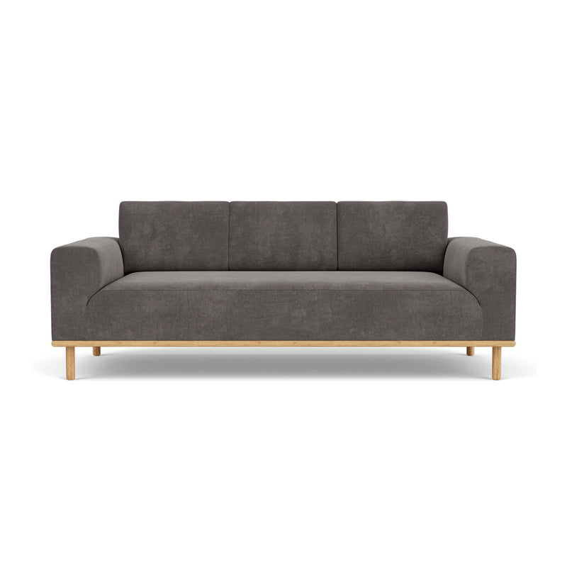 Danny Steel Grey Textured Weave / Oak