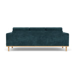 Danny Dust Blue Textured Weave / Oak