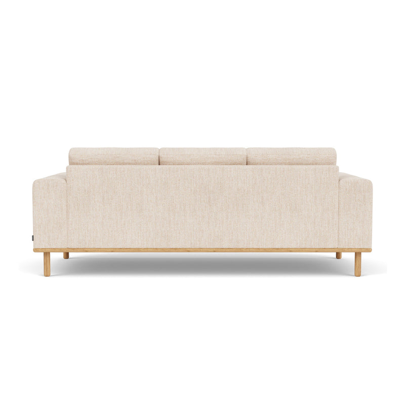 Vega Cream Textured Weave / Oak