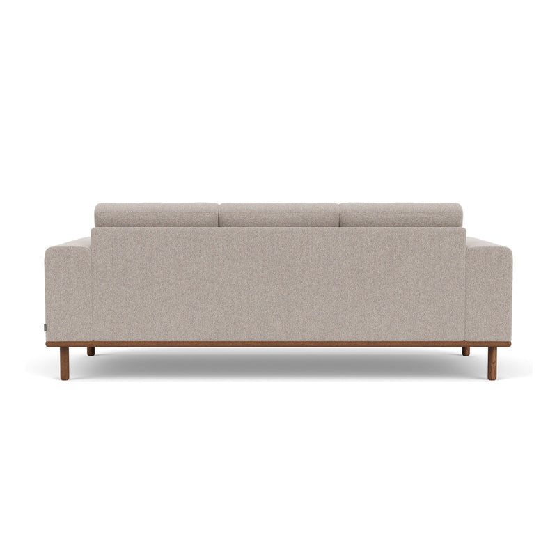 Agnes Brown Textured Weave / Walnut Natural