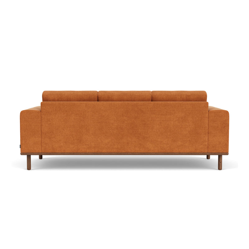 Danny Amber Textured Weave / Walnut Natural