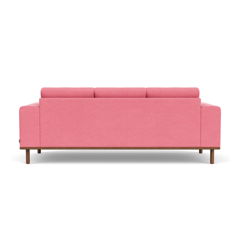 Firenze Bubblegum Fabric / Walnut Natural