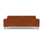 Moss Rust Fabric / Walnut Natural