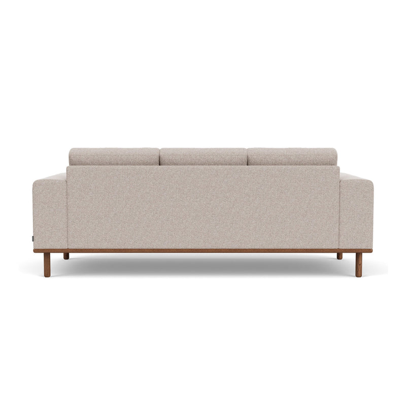 Fabio Stone Fabric / Walnut Natural