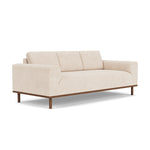 Vega Cream Textured Weave / Walnut Natural