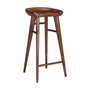 Taburet Bar Stool (75cm) - Walnut