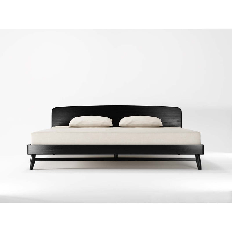 Twist Bed (Oak, Satin Black)