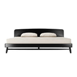 Twist Bed (Oak, Satin Black)