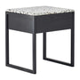 Avalon Terrazzo Bedside Table - Black