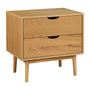 Luna Bedside Table - Oak